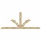 Ekena Millwork Richland Rough Sawn Timber Gable Bracket, Douglas Fir, 108"W x 45"H x 4"D x 6"F, 10/12 Pitch GBW108X45X0406RIC00RDF - alternate 1